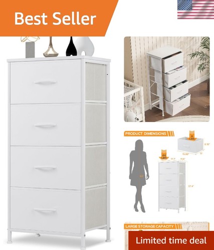 Versatile tall fabric dresser - versatile,
