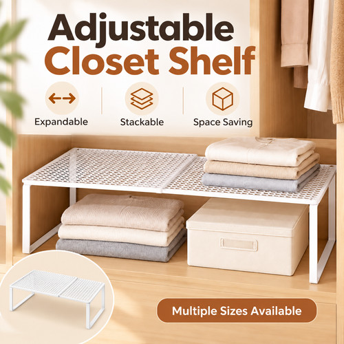 Expandable closet organizer - expandable,