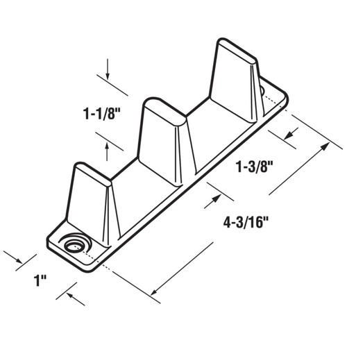 Plastic bottom guide for - bottom,
